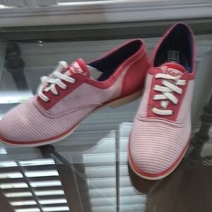 Keds Women's Red Striped Sneakers